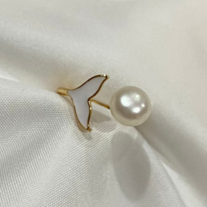 Fish Freshwater Pearl Ring - image