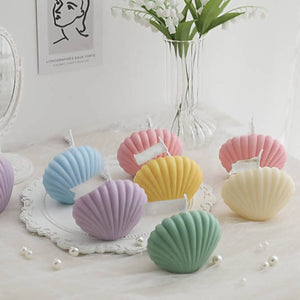 Aesthetic Sea shell Candles - image