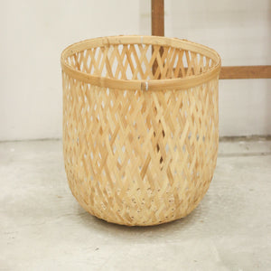Bamboo Round Basket - image