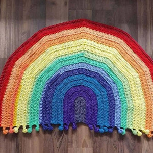 Handmade Rainbow Mat - image