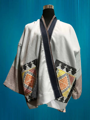 XL Mapayapa Wrap Kimono with Yakan Pockets - image