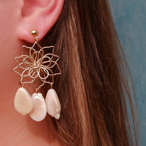 Flora Perla Earrings - image