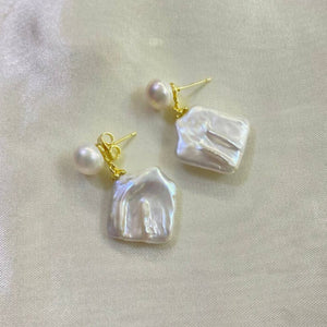 Hazel Freshwater Pearl Earrings - image