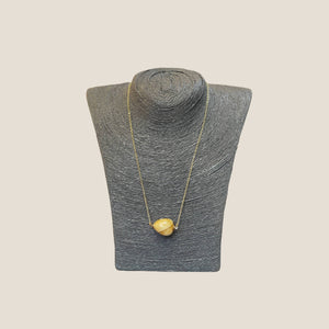Necklace with Semiprecious Stone Pendant - image