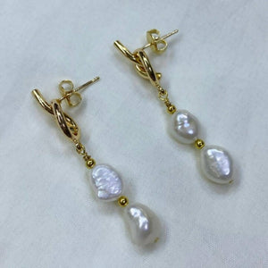 Greta Freshwater Earrings - image