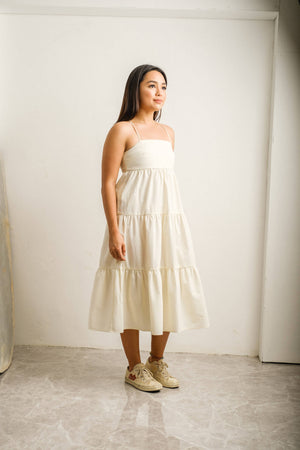 Sunday Dress in Vanilla - image