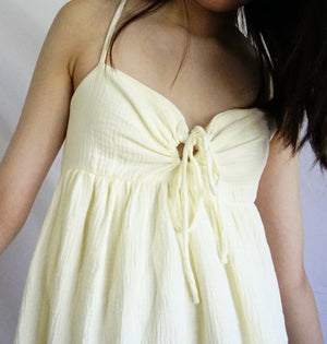Heather Mini Dress in CREAM - image