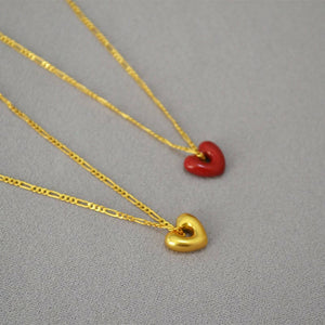 RED HEART NECKLACE - image