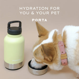 Porta Water Bottle with Detachable Bowls - image