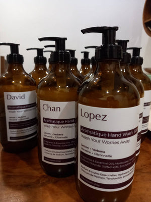 Personalized Designer Hand Soap 500ml - Luxury Liquid Hand Wash Gift - image