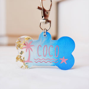 Resin Dog Tag in Coco - image