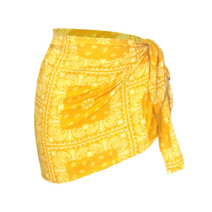 Saffron Wrap Skirt - image