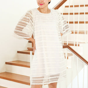 Fritz Eyelet Fringe Dress - image