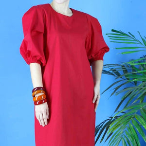 GEORGE DRESS IN RED - image