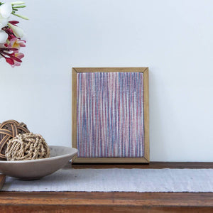 Multi-coloured Handwoven Textile Art | Wall Art | Art Frame - image