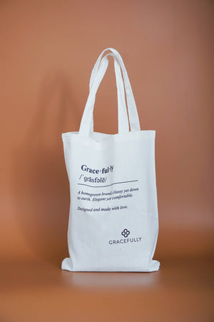 Gracefully Canvas Tote Bag - image