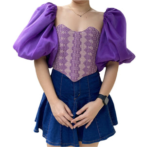 Inabel Corset + Organza Sleeves - image