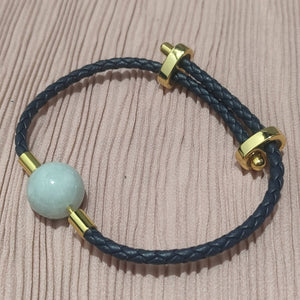 Jade bracelet Deep Blue - image