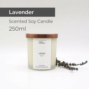 Lavender Scented Soy Candle (250 ml) by Lumi Candles PH - image