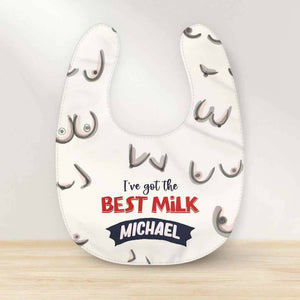 Best Milk Baby Bib - image