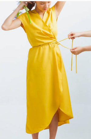 Malta Dress in Lemon - image