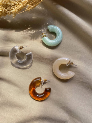 Mini Acrylic Earrings - image