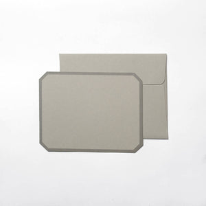 Grey Octagon Notecards - image