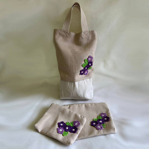 Crocheted/Embroidered Bags Set of 3 - image
