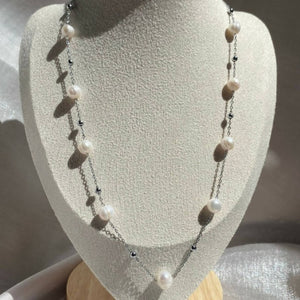 Julia White Freshwater Necklace - image