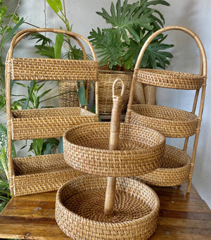 Rattan Round 3 Tier (New) - image