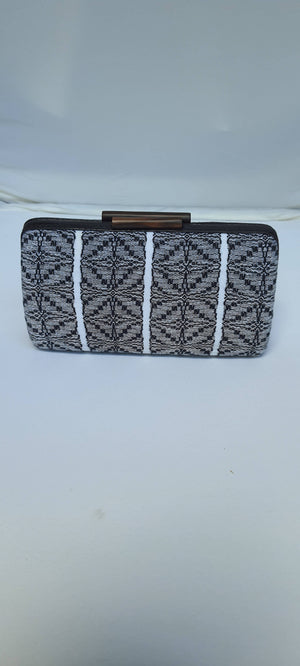 MONICA UPCYCLED CLUTCH - image