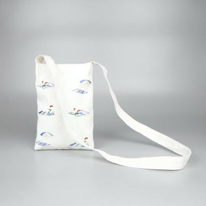 Beach on Natural Canvas Mini Sling Bag - image