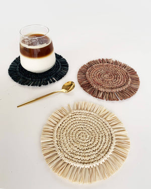 Fiesta Raffia Coasters - image
