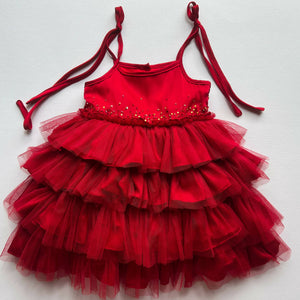 CRIMSON TUTU DRESS - image