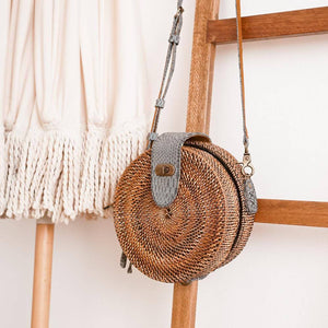 Rattan Sling Bag - image