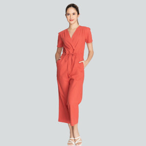 Puff Sleeve Jumpsuit - image