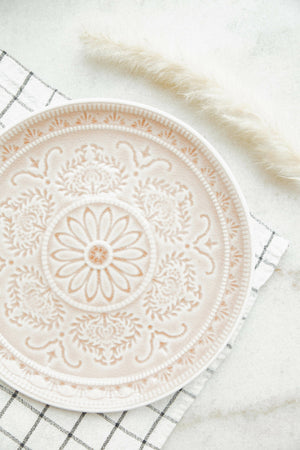Caramoan Floral Embossed Plate - image