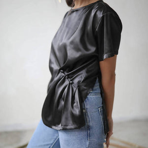 Slip Pleat Tee - image