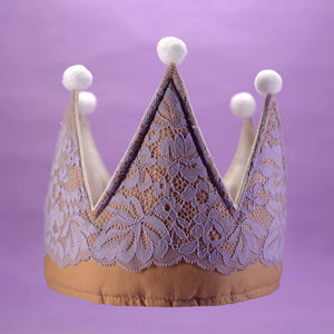 Kids Lace Birthday Crowns - image