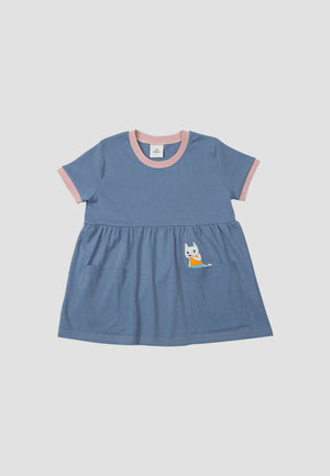 Tee Dress - Soft Sky - image