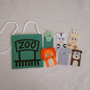 Zoo Animals Finger Puppets - image