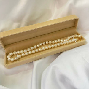 9 mm Round Freshwater Pearl Necklace - image