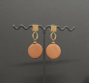 Handcrafted Trinkets/Brass Earrings - image
