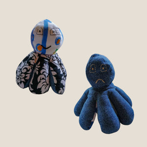 Reversible Octopus Plushie Small - image