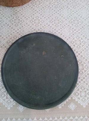 Charcoal Ceramic Flat Plate - image