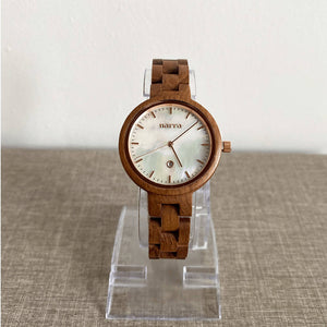 Capiz Wooden Watch - image