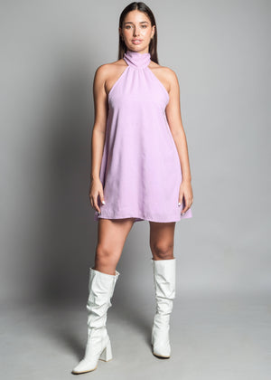 Meet Me At The Halter Linen Dress - image