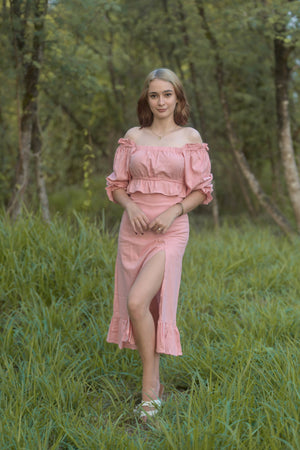 MIRANDA Linen Top & Skirt Set - image