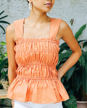 Roma Top in Terracotta - image