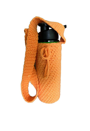 Crocheted Bottle Holders with Long Strap - image